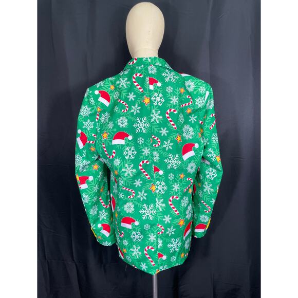 Offstream Men's Ugly Christmas Suit Jacket, Men's Sports Coat, Blazer - Picture 4 of 7